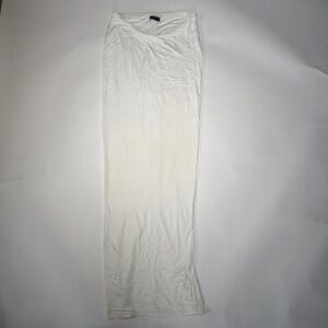 Naked Wardrobe White Maxi Skirt